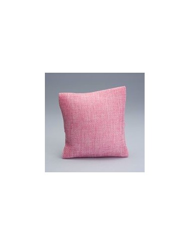 10 Sacchetti cuscino iuta rosa