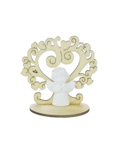 10 Statuina albero con angelo