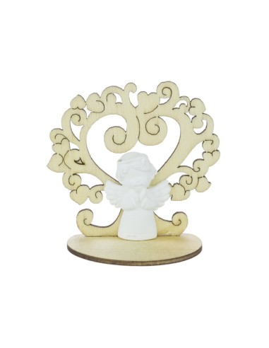 10 Statuina albero con angelo