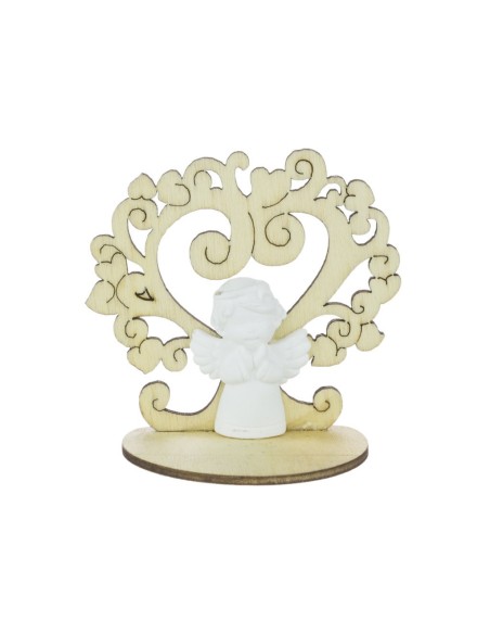 10 Statuina albero con angelo