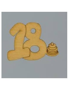24 Applicazione numero 18 marrone