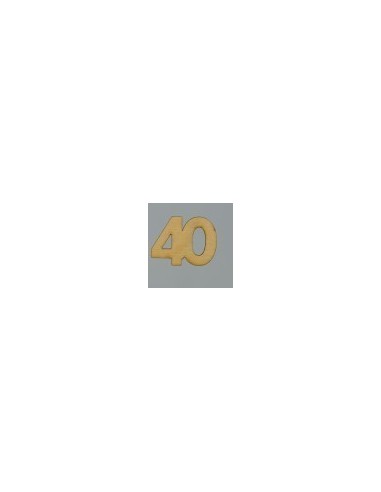24 Applicazione numero 40 marrone