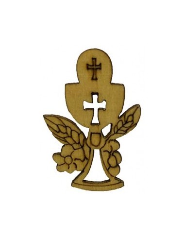 24 Applicazione calice comunione marrone