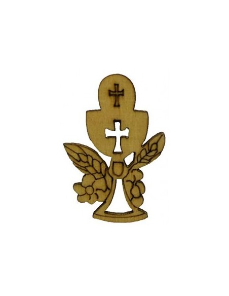 24 Applicazione calice comunione marrone