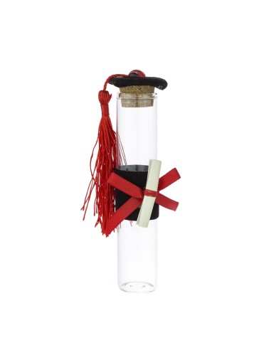 12 Tubo vetro nero per laurea