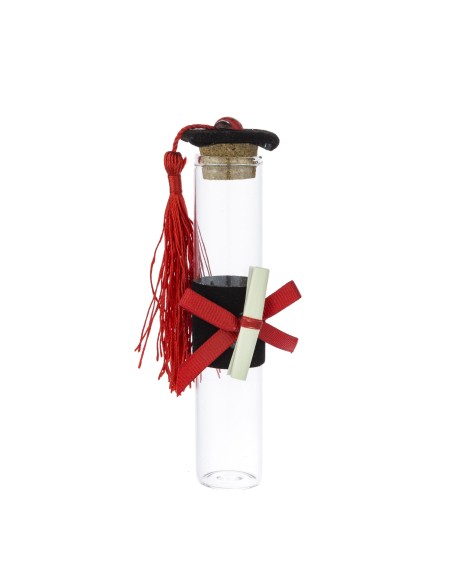 12 Tubo vetro nero per laurea