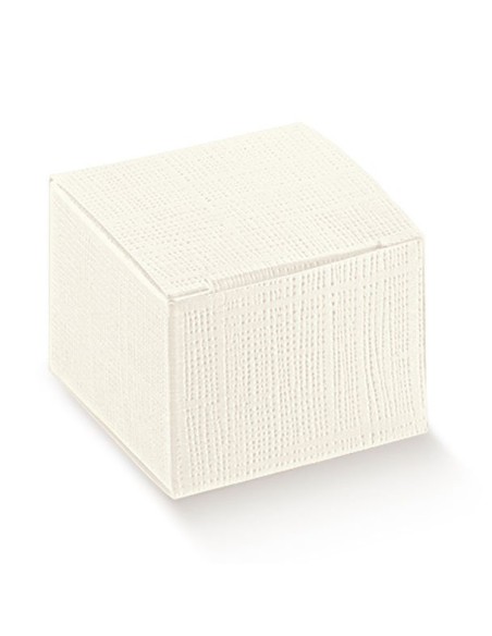 10 Scatole seta bianca 8X8X11