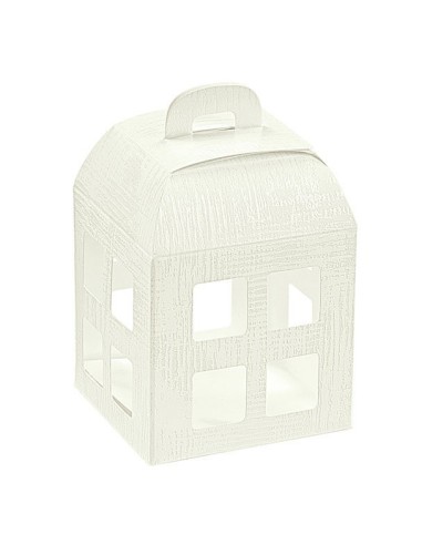 10 Scatole lanterna bianca 10x10x13