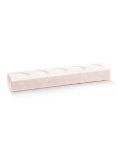 10 Scatole rosa per 5 confetti