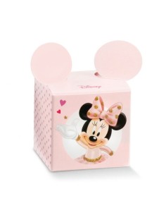 10 Scatole cubo minnie ballerina