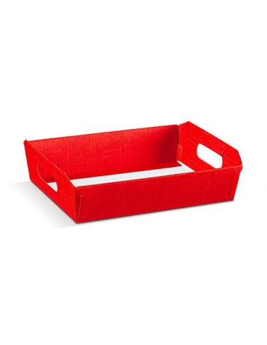 Vassoio rosso cm31