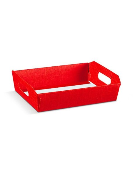 Vassoio rosso cm31