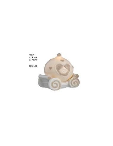 6 Statuina carrozza led