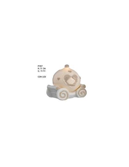 6 Statuina carrozza led