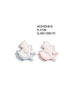 24 Gesso unicorno rosa