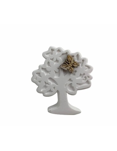 12 Gesso albero con farfalla cm5