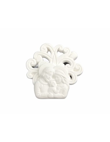 12 Gesso albero con sacra famiglia