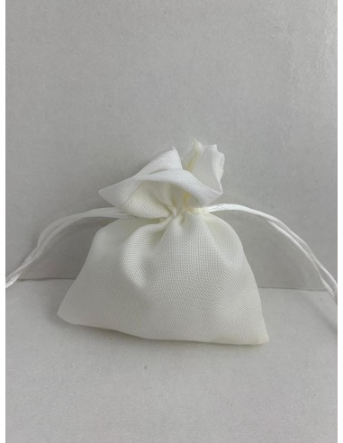 12 Sacchetti in cotone crema