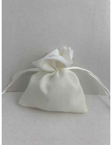 12 Sacchetti in cotone crema