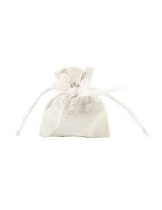 12 Sacchetti bianco con cuore