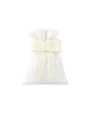 12 Sacchetti con fiocco bianco