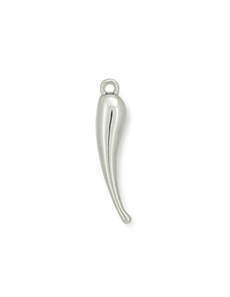 24 Ciondolo corno silver