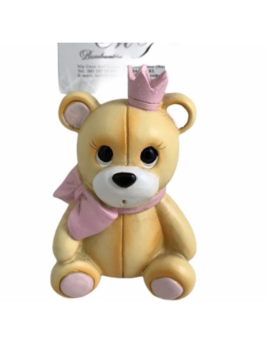 Salvadanaio orso rosa