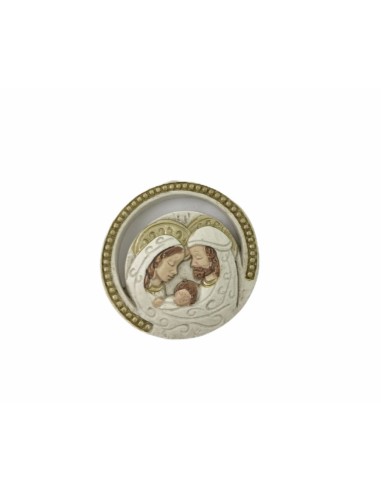 12 Magnete tondo con sacra famiglia