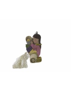 12 Statuina chiave con bimba comunione
