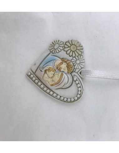 24 Appendino cuore con sacra famiglia
