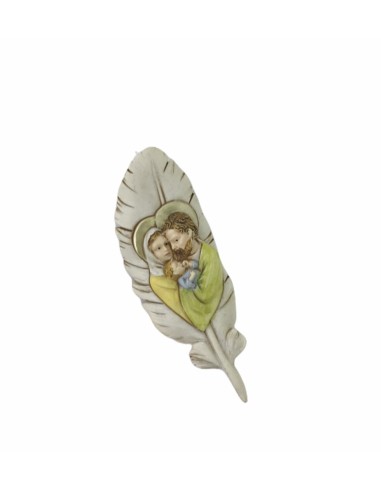 12 Magnete piuma con sacra famiglia