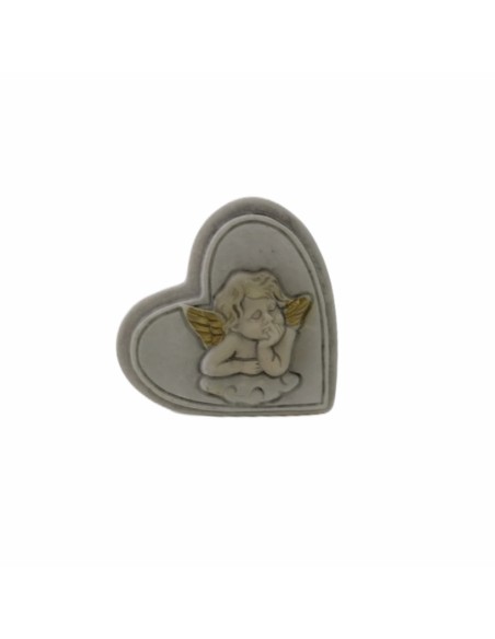12 Statuina cuore con angelo
