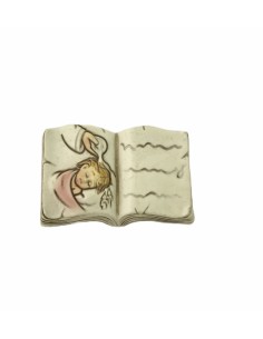 12 Magnete libro battesimo rosa