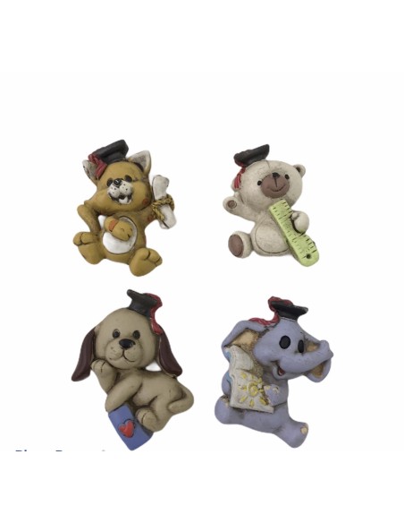 12 Magnete animaletti laurea