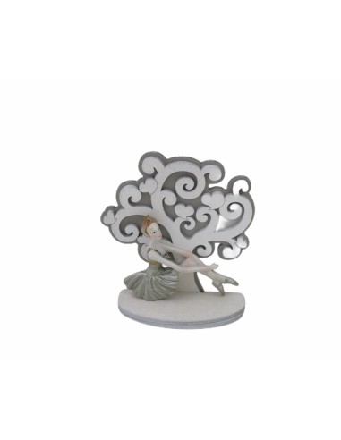 12 Statuina albero con ballerina