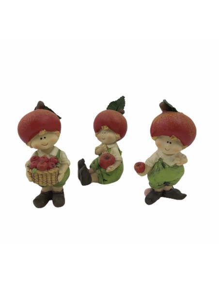 12 Statuina folletto bimbo cm 7