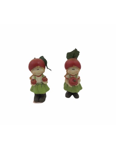 12 Statuina folletto bimba cm5