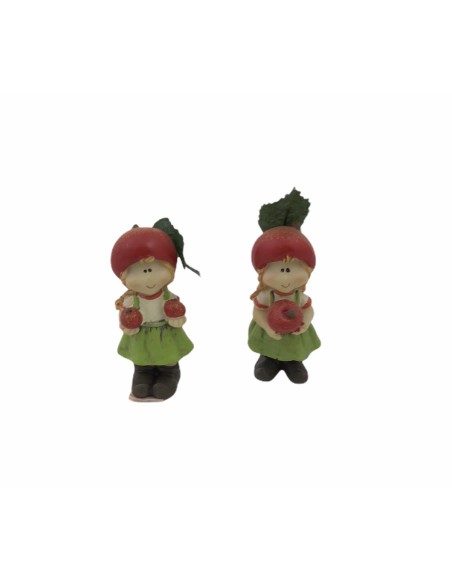 12 Statuina folletto bimba cm5