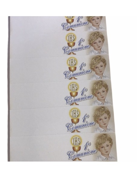 50 Bigliettini bimbo comunione
