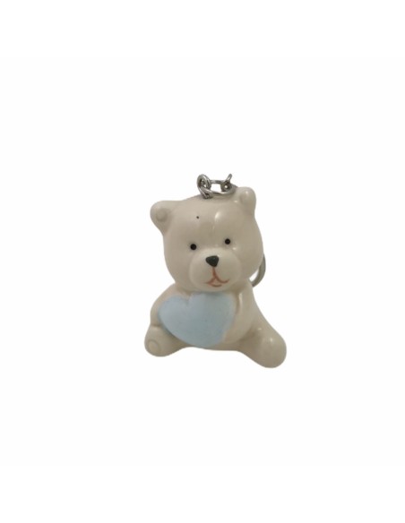 12 portachiavi orso celeste