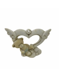 12 Statuina cuore con orso