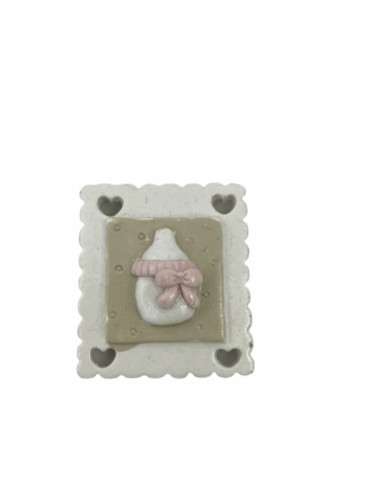 24 Magnete biberon e carrozzina rosa
