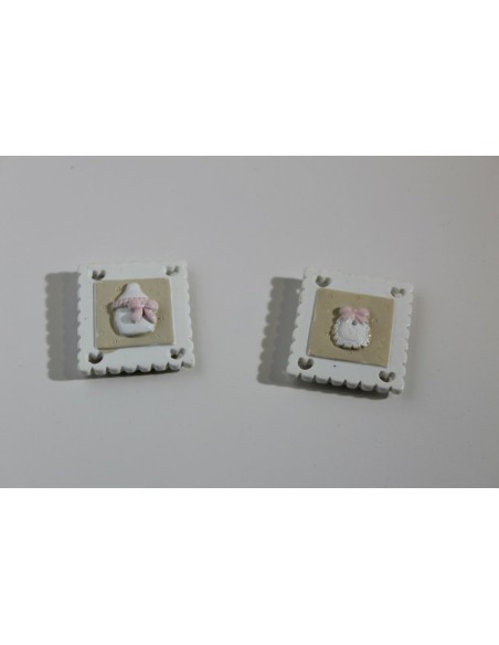 24 Magnete biberon e carrozzina rosa