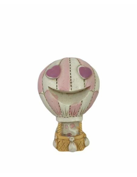 12 magnete mongolfiera rosa