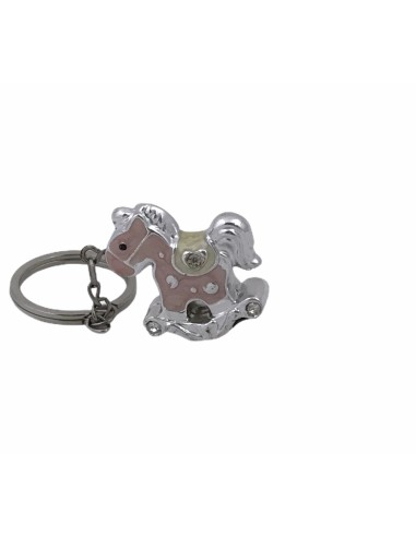 12 Portachiavi cavallo rosa