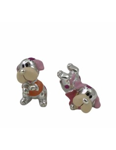 24 Statuina cane rosa