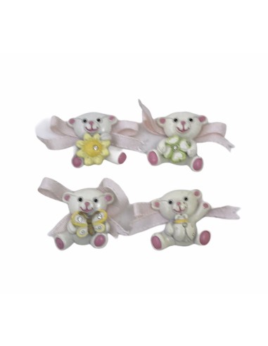 12 Magnete orso rosa