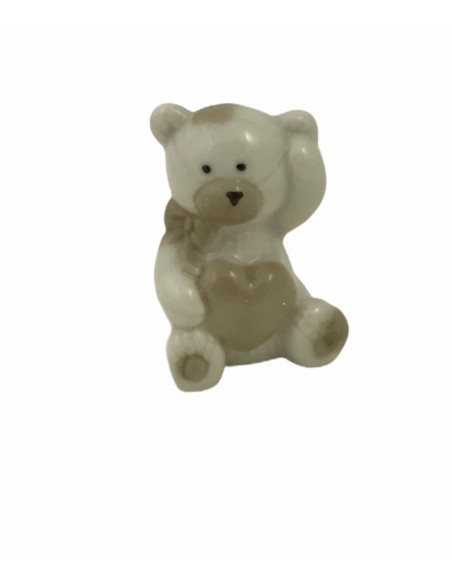 12 Statuina orso tortora e rosa