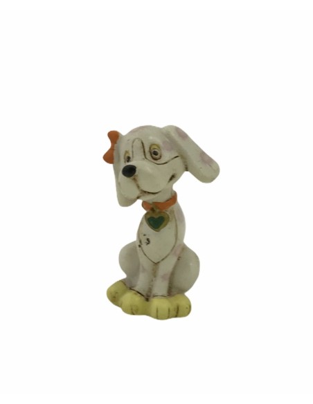 12 Statuina cane pois rosa