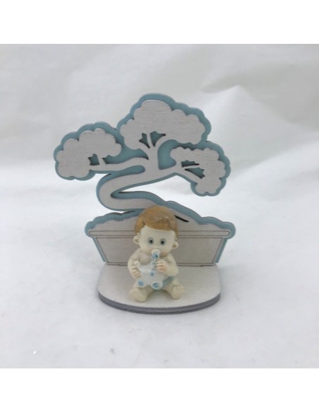 12 Statuina bimbo con bonsai